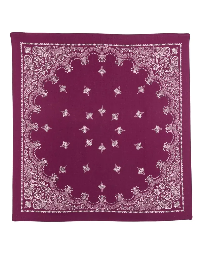 Destin Bandana mit Paisley-Print - Violett Violett