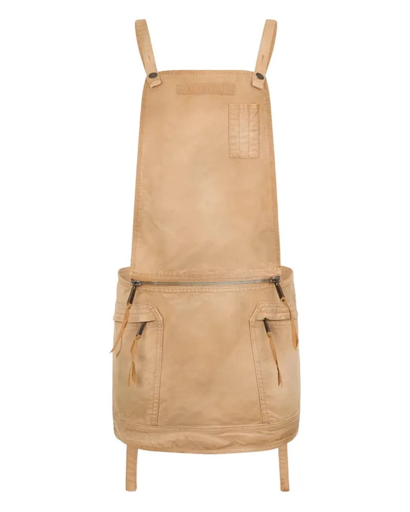 Dsquared2 Minikleid mit Reißverschlusstasche - Braun Braun