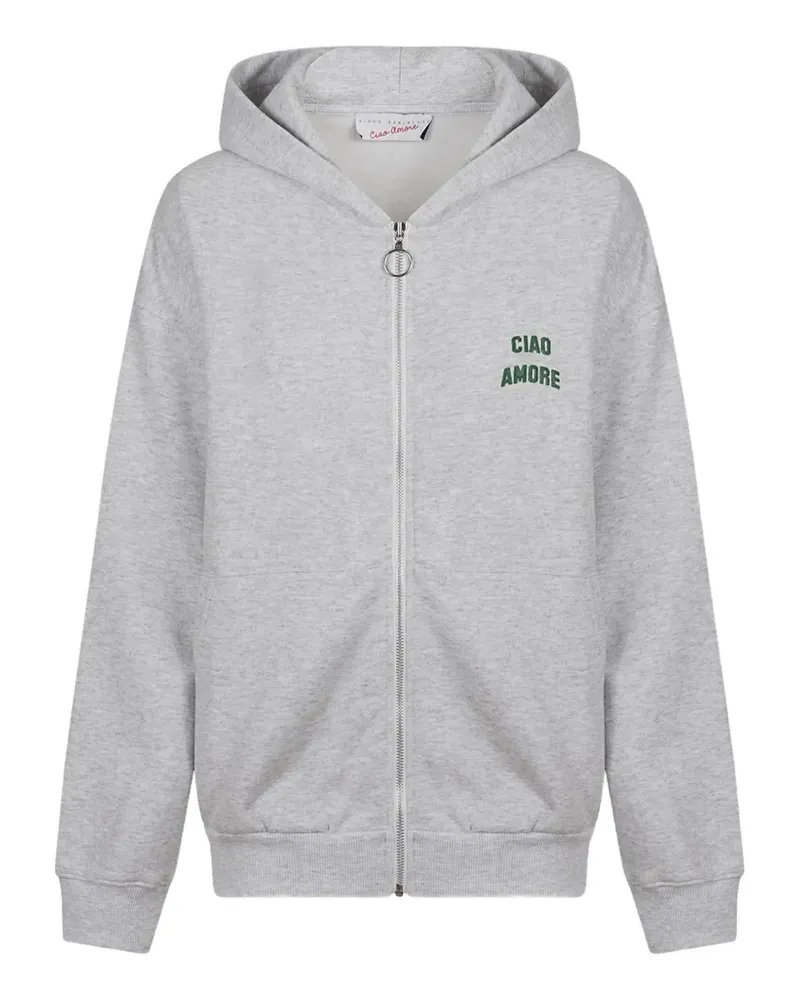 Giada Benincasa Ciao Amore Kapuzenjacke - Grau Grau