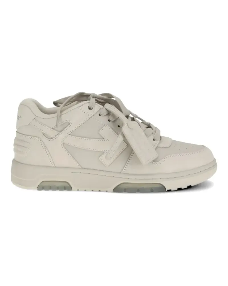 OFF-WHITE Out Of Office lace-up sneakers - Nude Nude