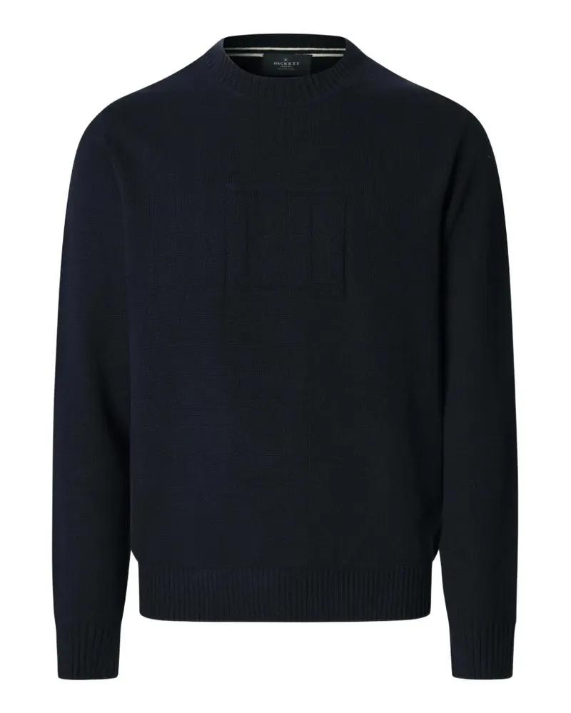 Hackett Heritage-H Pullover mit Rundhalsausschnitt - Blau Blau