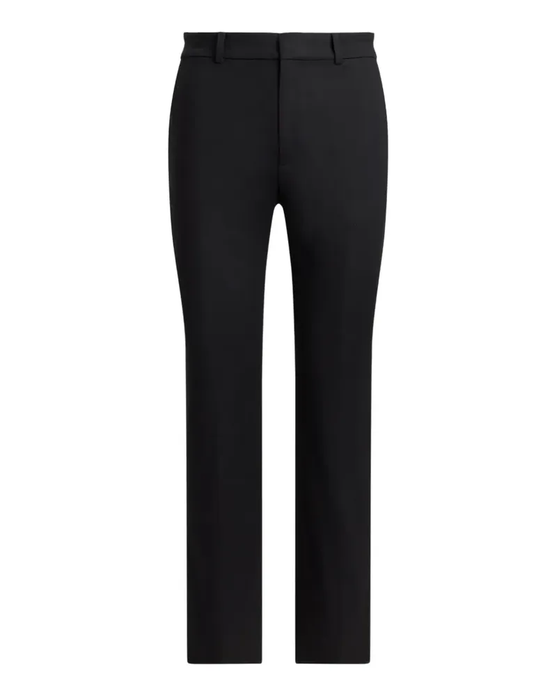 Ralph Lauren Schmale High-Waist-Hose - Schwarz Schwarz