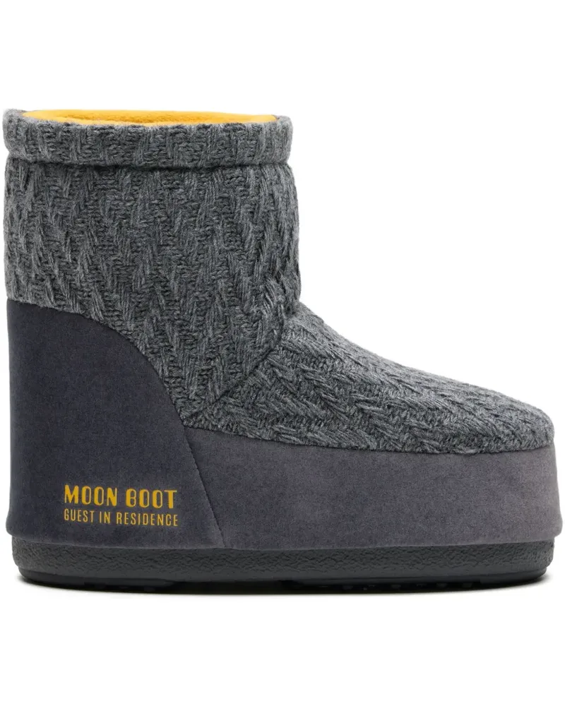 Moon Boot x Guest In Residence Strickstiefel - Grau Grau