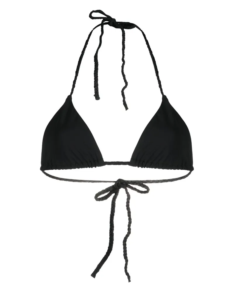 Totême Triangel-Bikinioberteil - Schwarz Schwarz