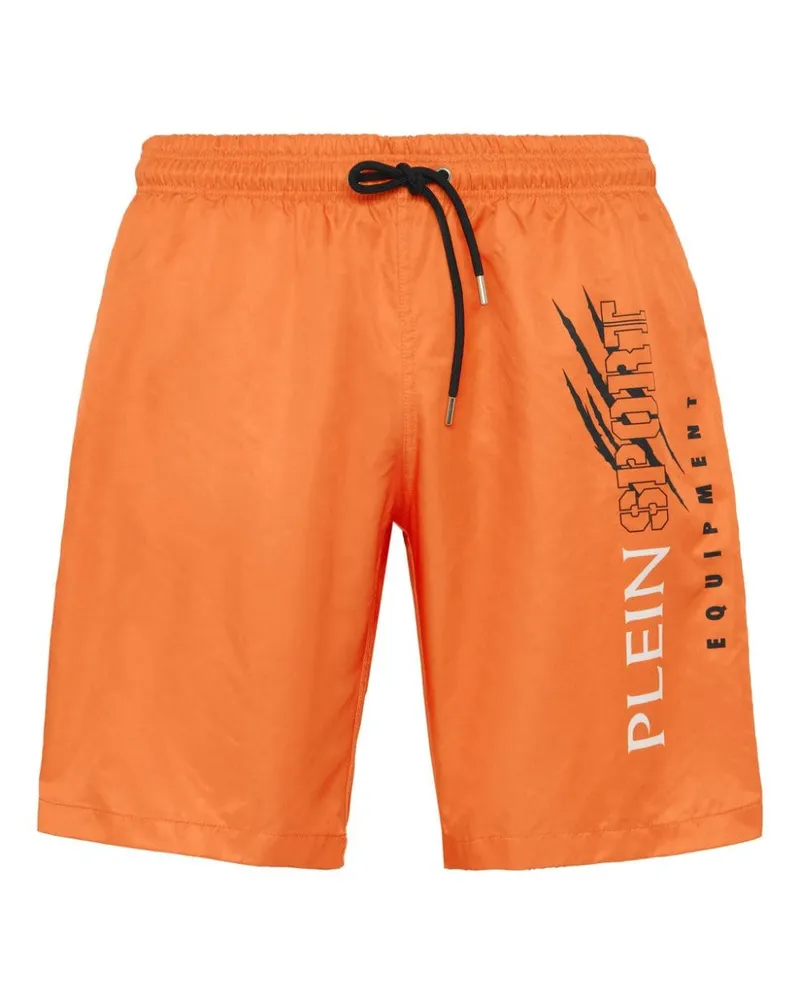 Philipp Plein Scratch Badeshorts - Orange Orange