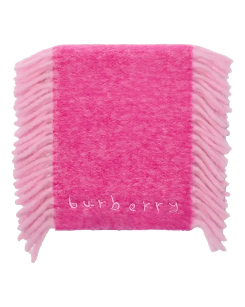 Burberry alpaca wool blend Happy scarf - Rosa Rosa