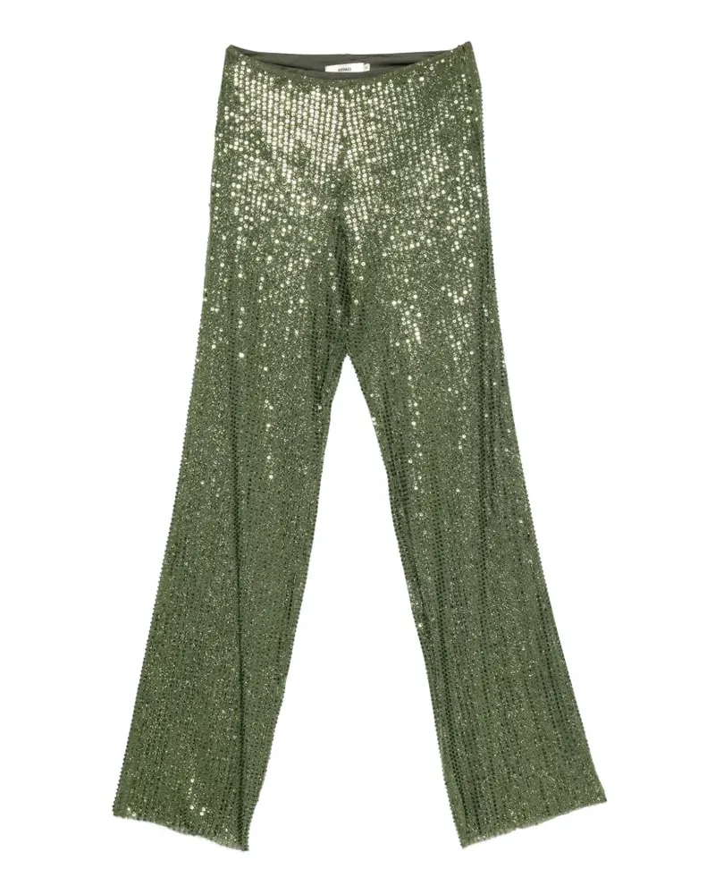 SIEDRES sequin-embellished trousers - Grün Grün