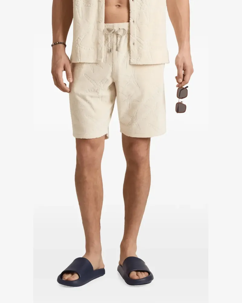 Vilebrequin Starlettes Jacquard terry bermuda shorts - Nude Nude