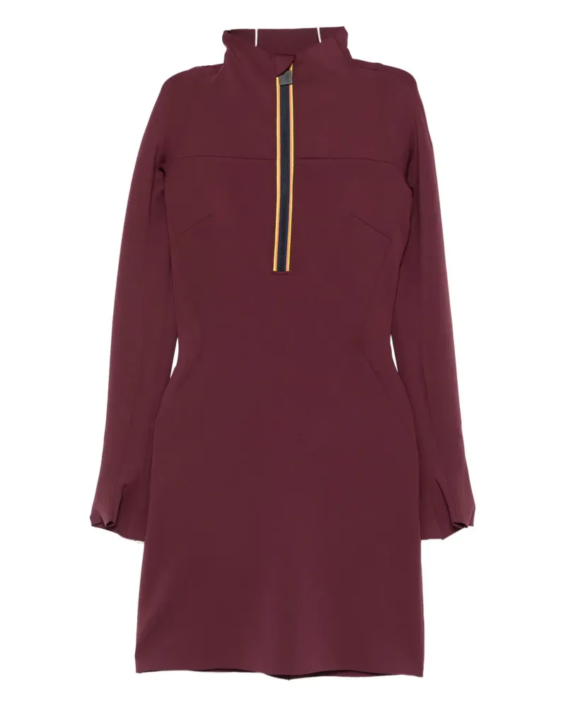 K-Way zip-up dress - Rot Rot