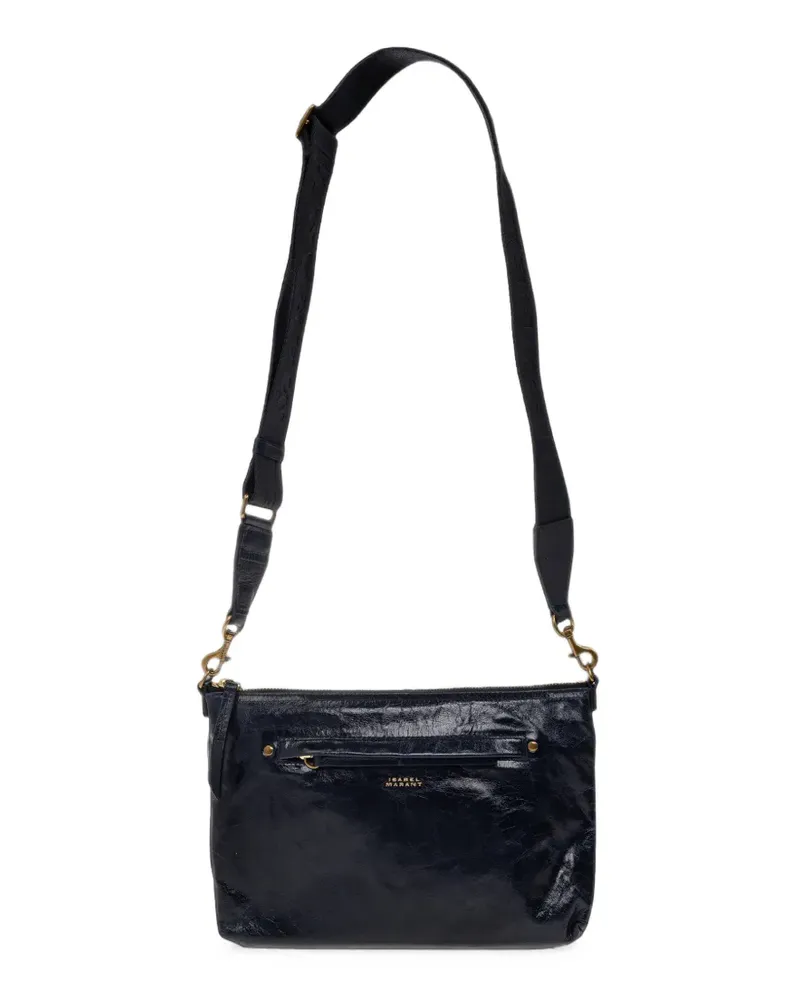 Isabel Marant Nessah soft leather shoulder bag - Blau Blau