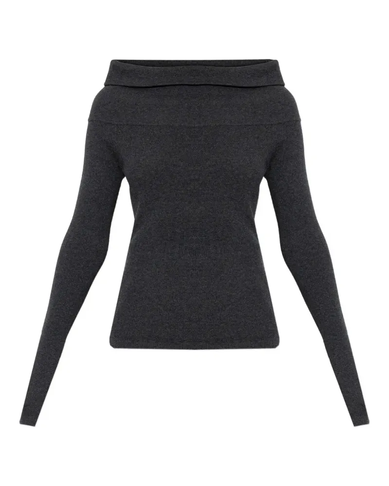Lisa Yang Claudina long-sleeve top - Grau Grau