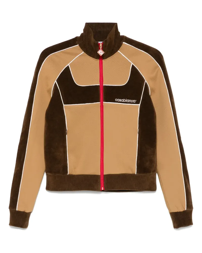 Casablanca Paris Sportjacke aus Chenille - Braun Braun