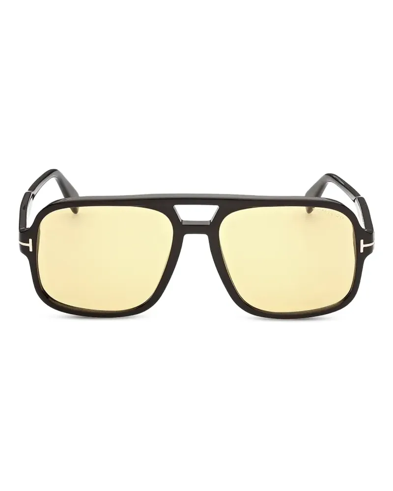Tom Ford Getönte Pilotenbrille - Schwarz Schwarz