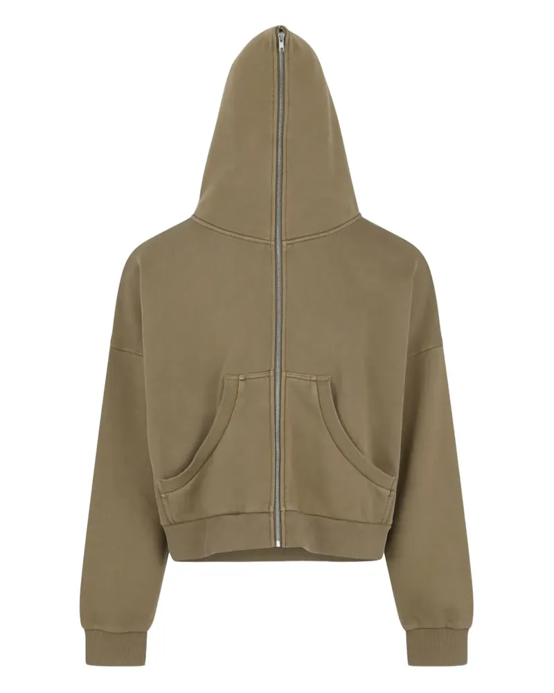 Entire Studios zip-fastening hoodie - Nude Nude
