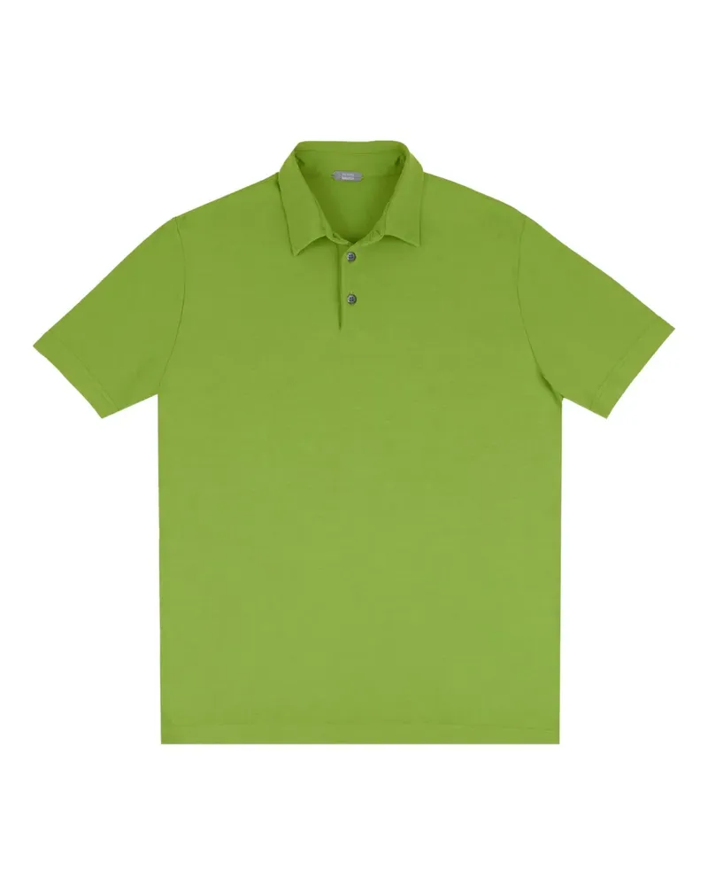 Zanone Poloshirt mit kurzen Ärmeln - Grün Grün