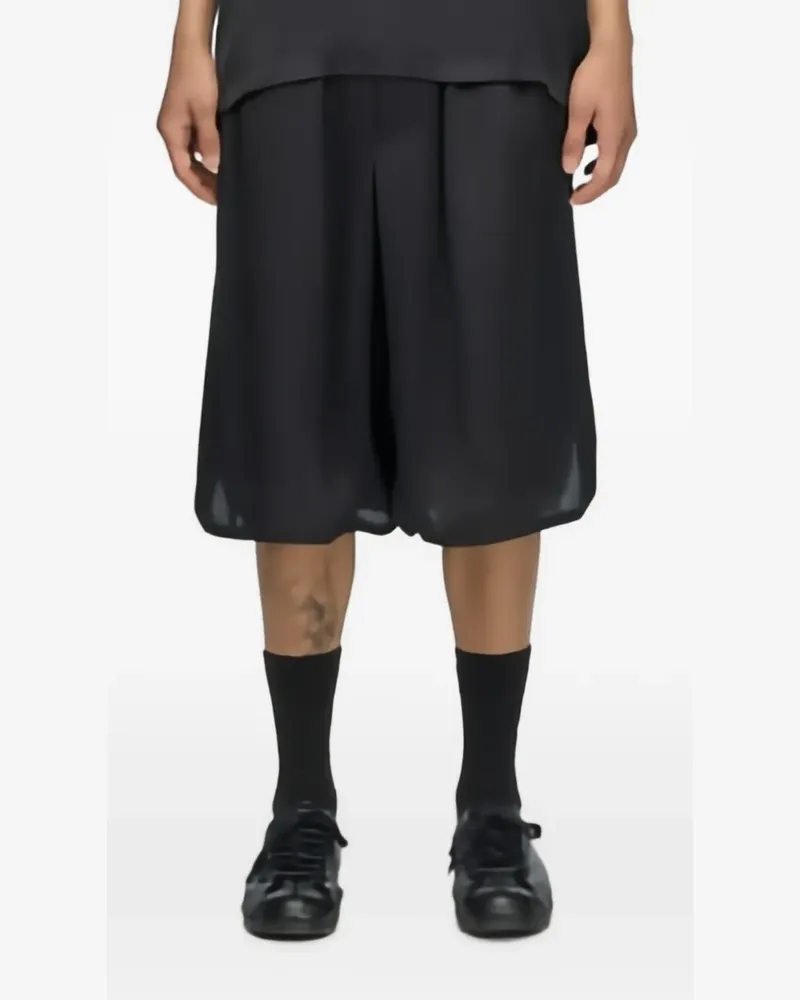 Y-3 Joggingshorts mit Logo-Print - Schwarz Schwarz