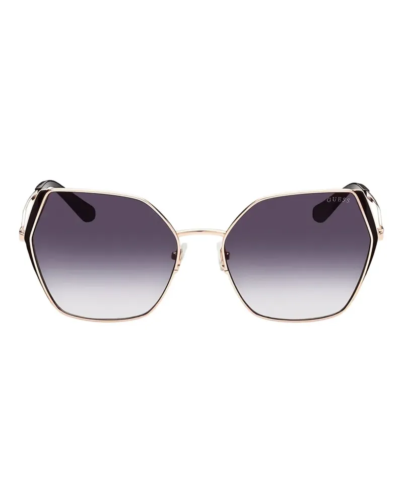 Guess geometric-frame sunglasses - Gold Gold