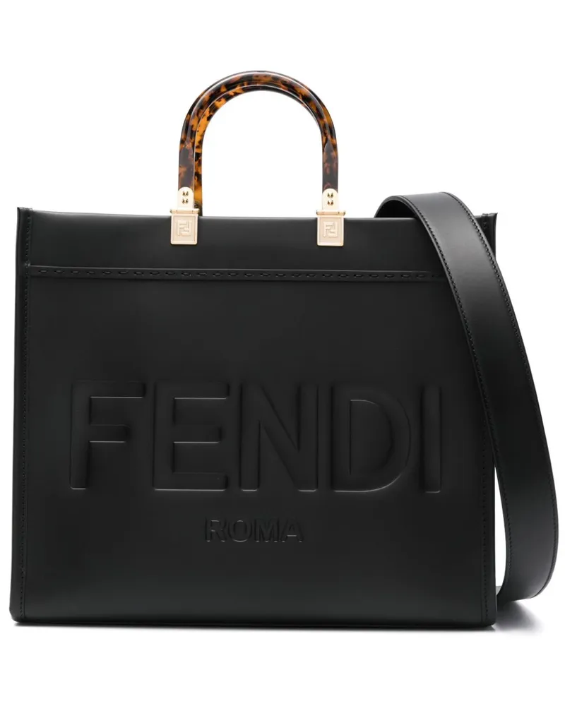 Fendi Sunshine Handtasche - Schwarz Schwarz