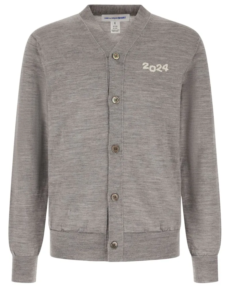Comme des Garçons Klassischer Cardigan - Grau Grau