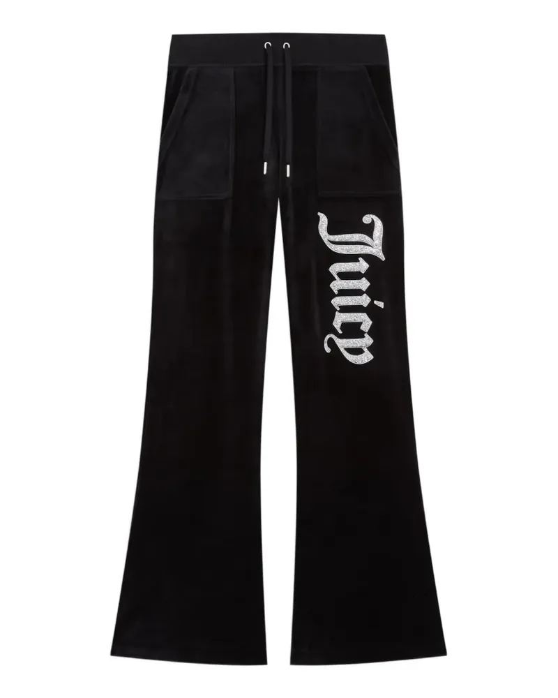 Juicy Couture Jogginghose mit Strass-Logo - Schwarz Schwarz