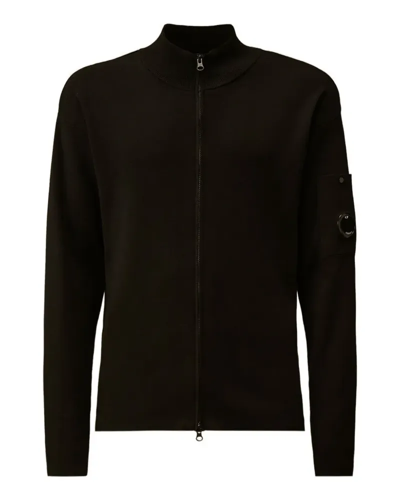 C.P. Company Cardigan mit Reißverschluss - Schwarz Schwarz