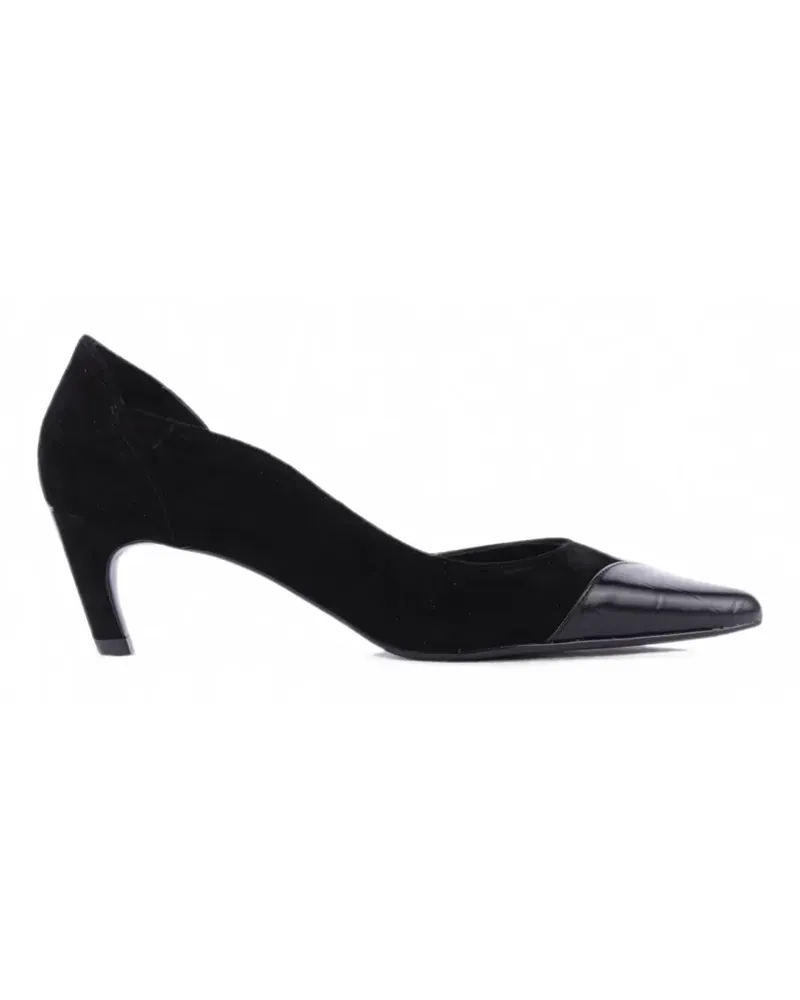 Lola Cruz Elle Pumps mit spitzer Kappe - Schwarz Schwarz