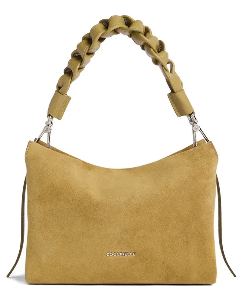 Coccinelle Schultertasche mit Flechtdetail - Nude Nude