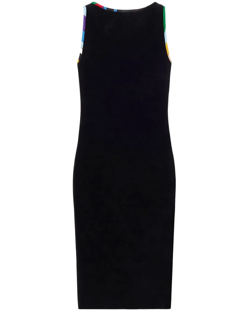 Emilio Pucci Kleid mit U-Boot-Ausschnitt - Schwarz Schwarz