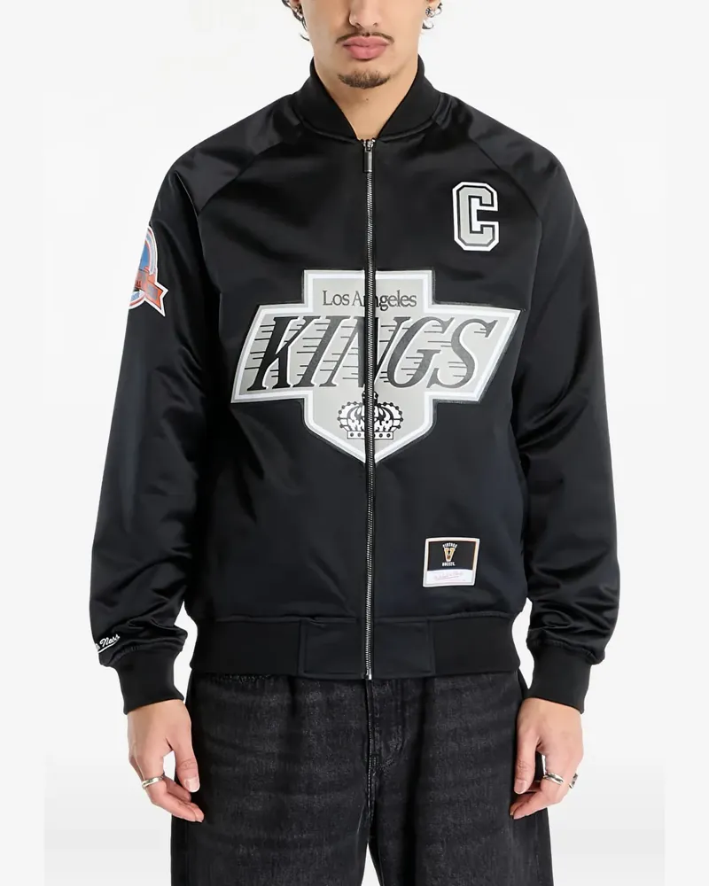 Mitchell & Ness x Los Angeles Kings Wayne Gretzky Jacke - Schwarz Schwarz