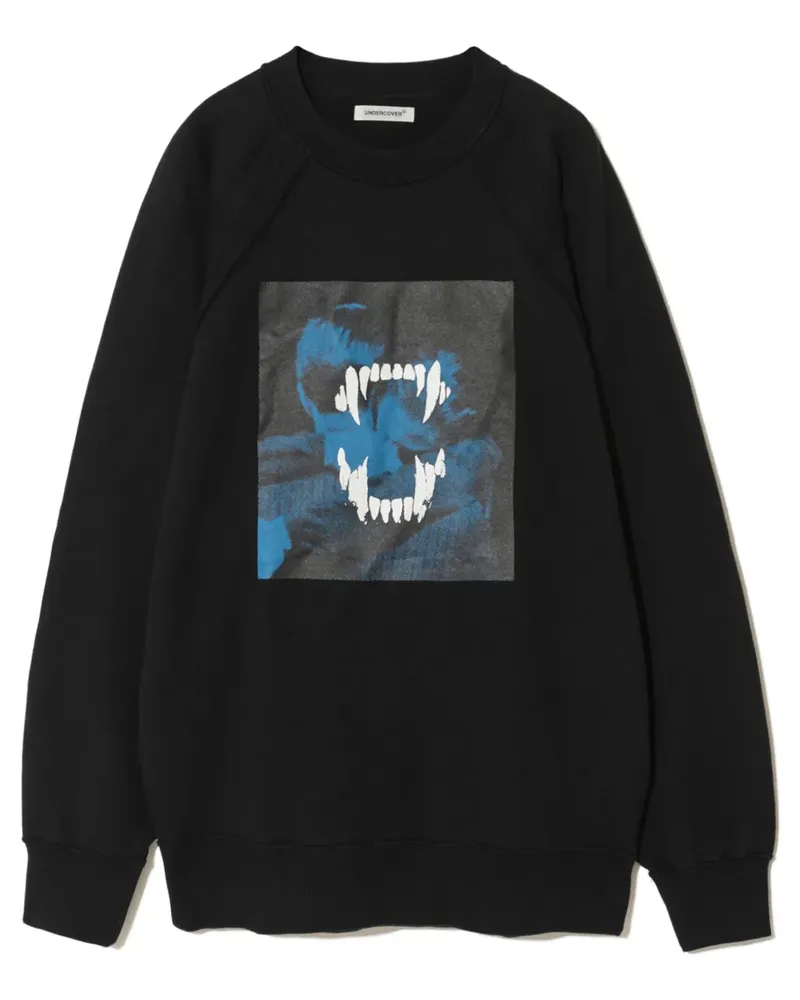 Undercover Sweatshirt mit Vampir-Print - Schwarz Schwarz