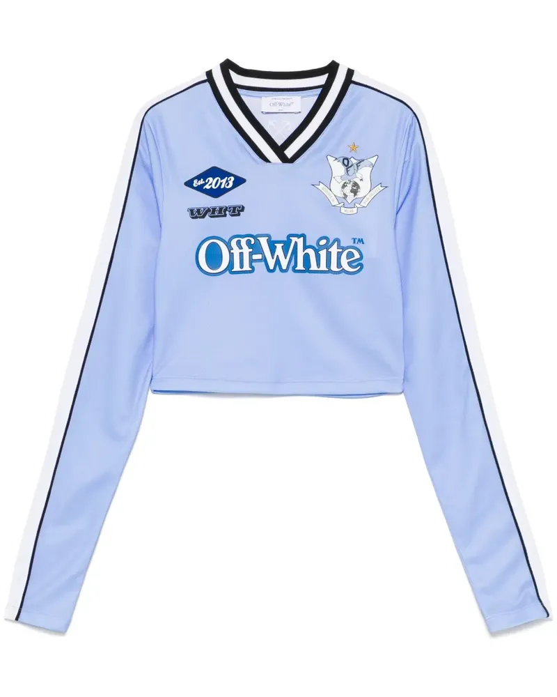 OFF-WHITE Soccer T-Shirt - Blau Blau
