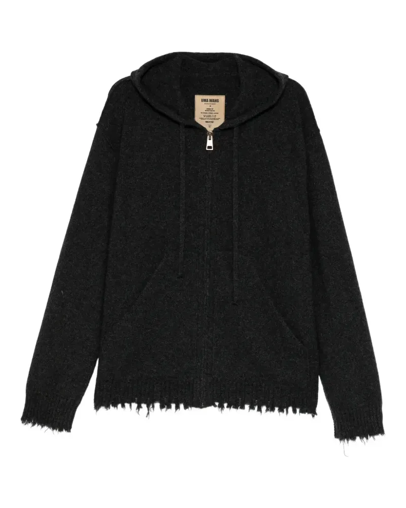 Uma Wang Kapuzenjacke aus Kaschmir - Grau Grau