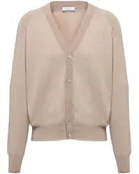 Prada Cardigan mit V-Ausschnitt Nude