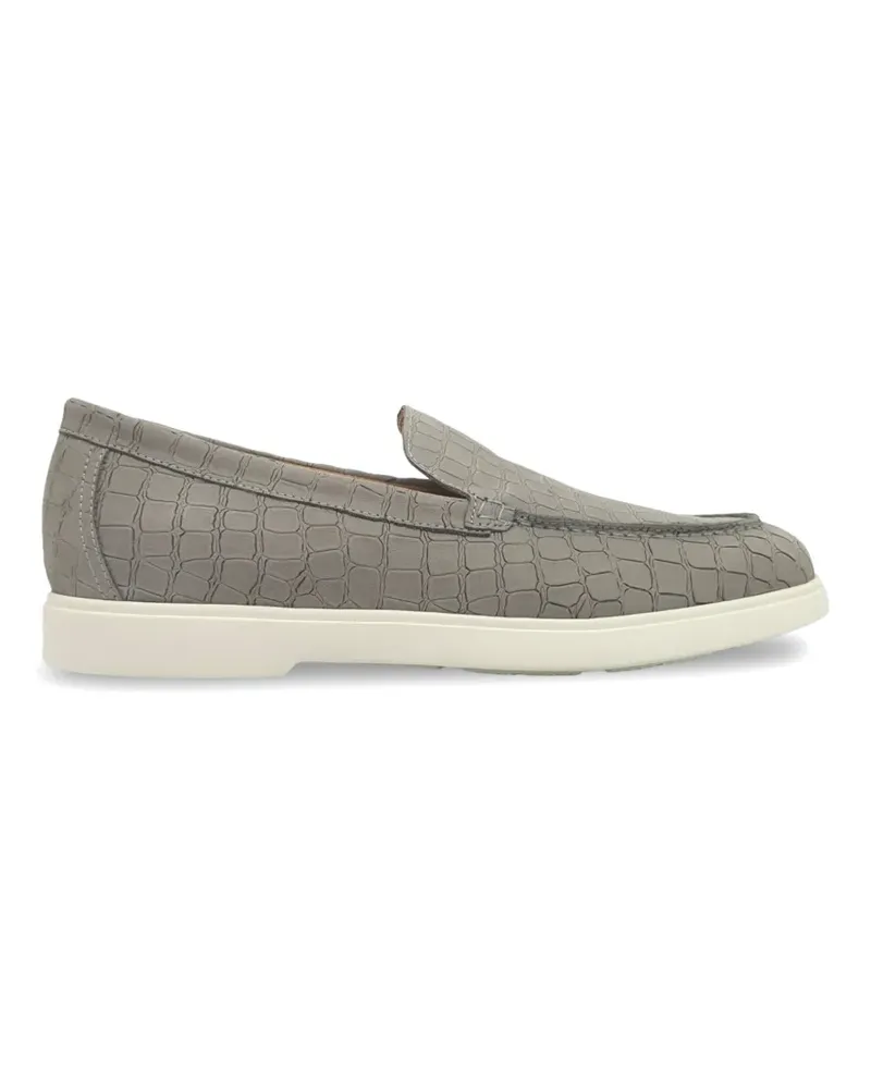 Barrett textured loafers - Grau Grau