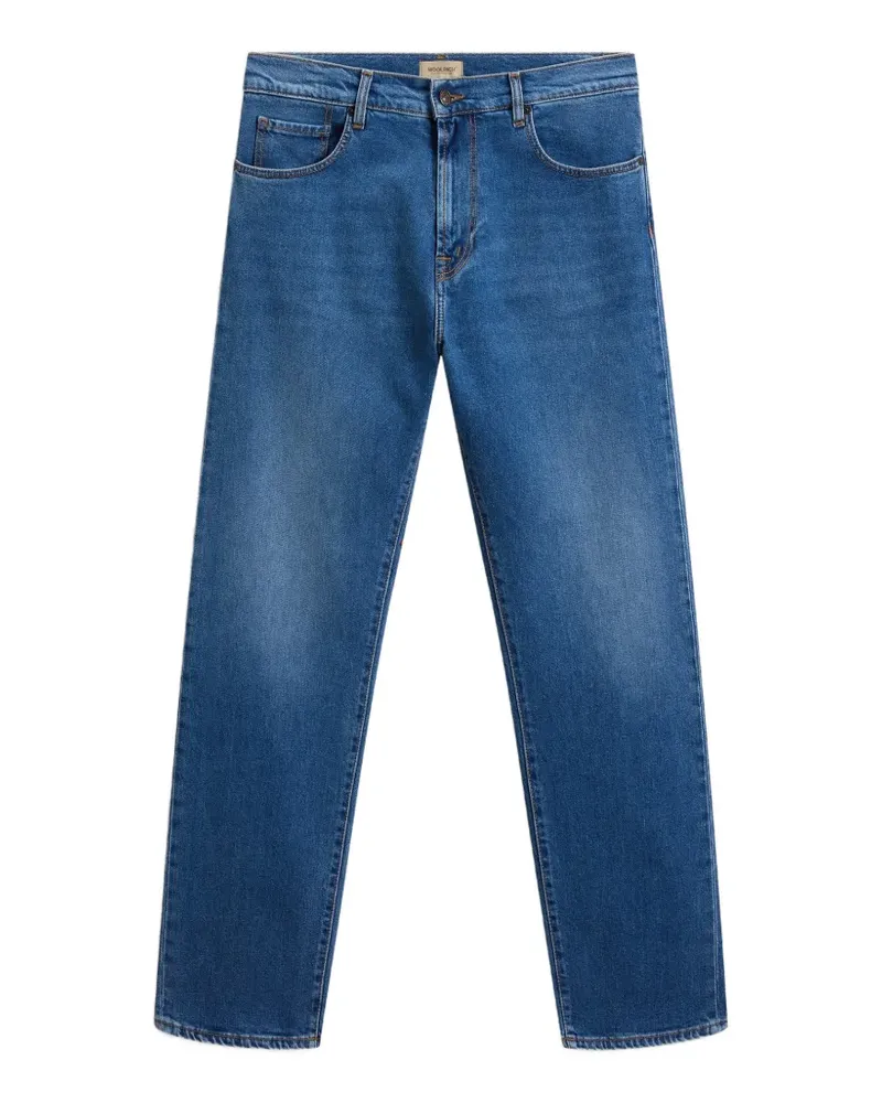 Woolrich Jeans im Five-Pocket-Design mit 5 Taschen - Blau Blau