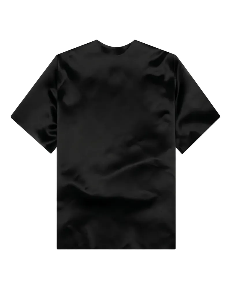 Jil Sander T-Shirt mit Reißverschluss - Schwarz Schwarz