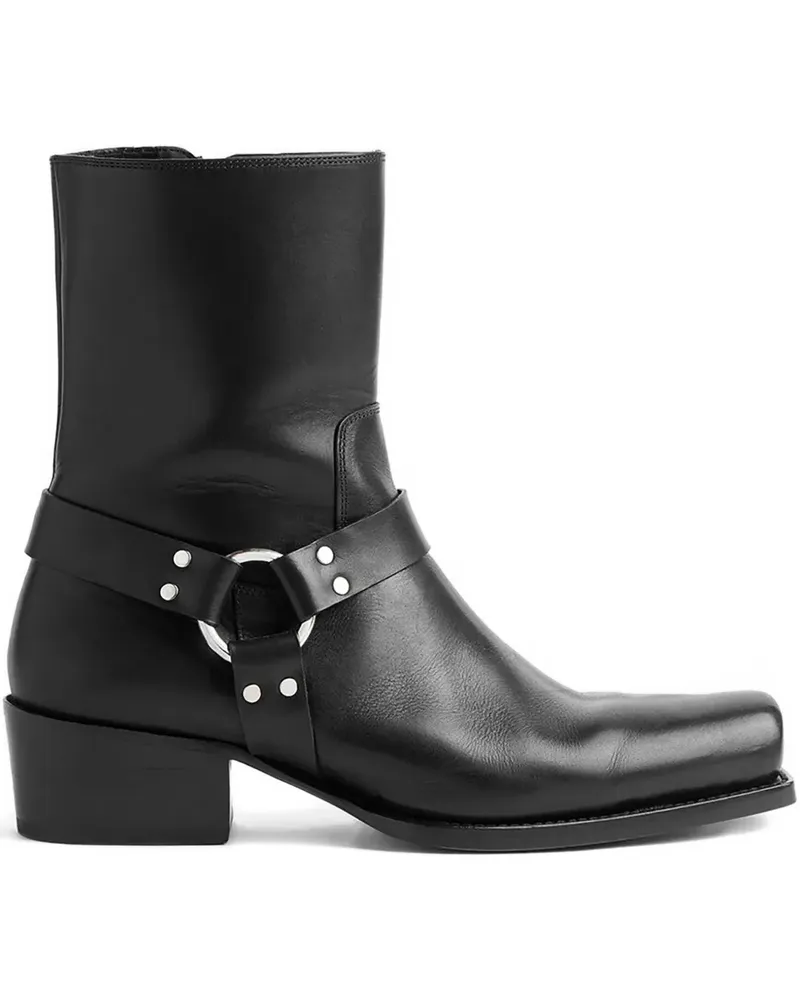 Dsquared2 harness-detail boots - Schwarz Schwarz