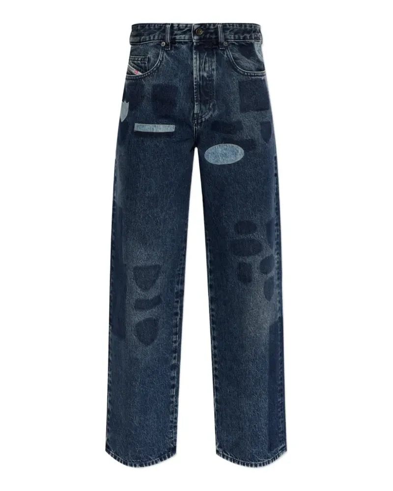 Diesel 2001 D-Macro-S10 patchwork jeans - Blau Blau