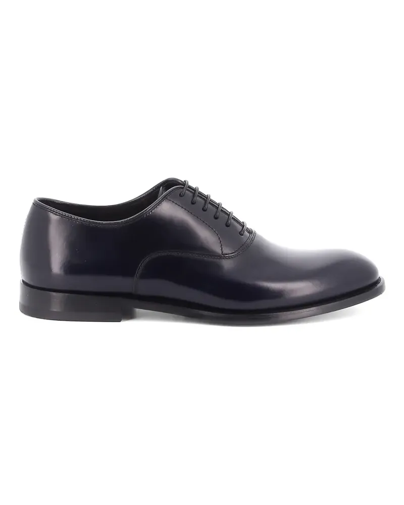 Doucal´s calf leather oxford shoes - Blau Blau