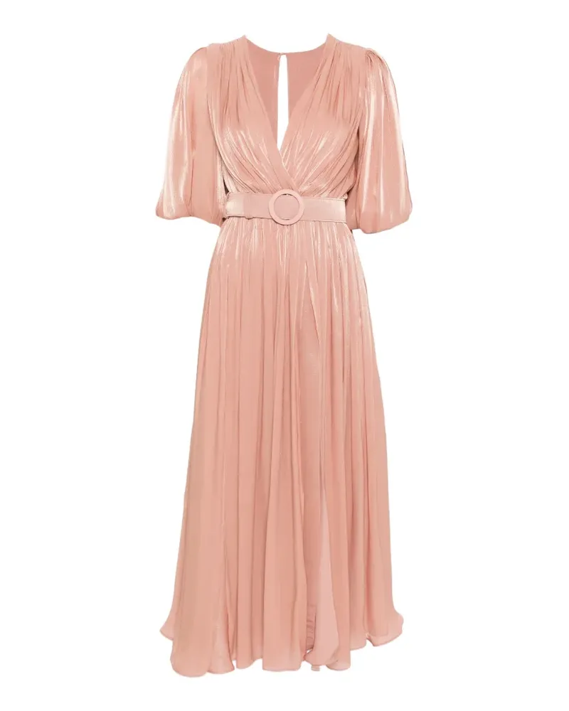 COSTARELLOS V-neck maxi dress - Rosa Rosa