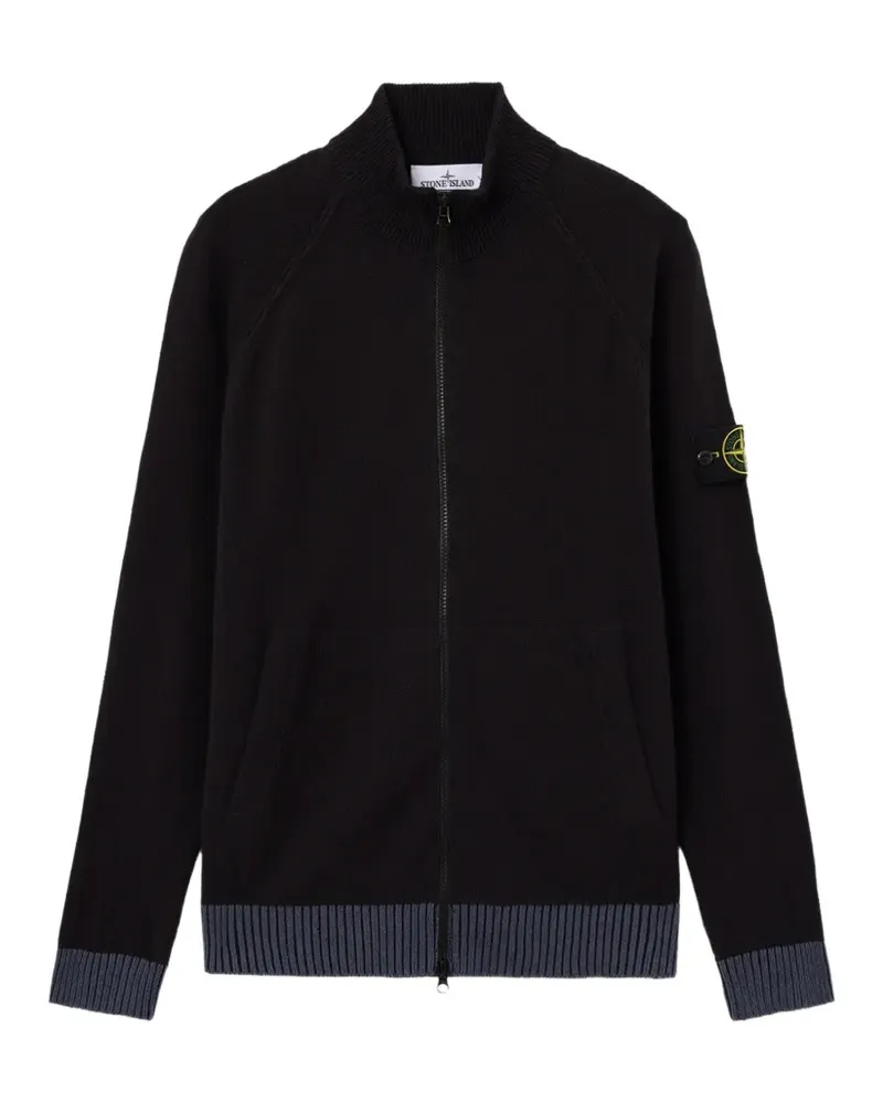 Stone Island Pullover mit Reißverschluss - Schwarz Schwarz