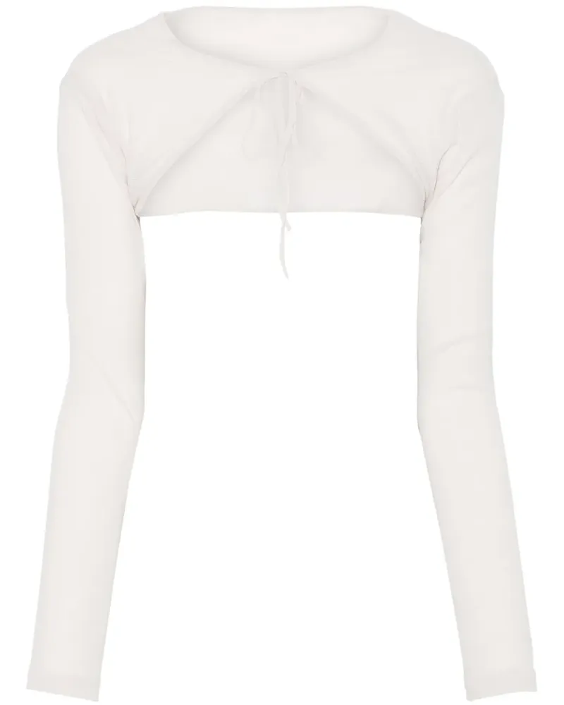 Ludovic de Saint Sernin The Bolero Cropped-Jacke - Nude Nude