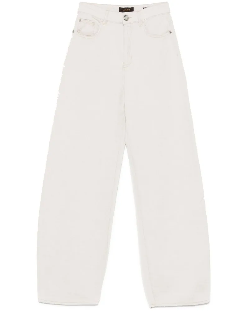 MOORER Blanche Hose - Weiß Weiß