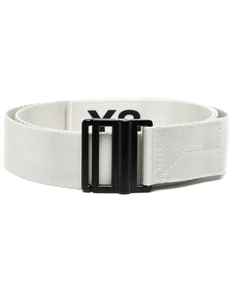Y-3 Gürtel mit Logo-Print - Nude Nude