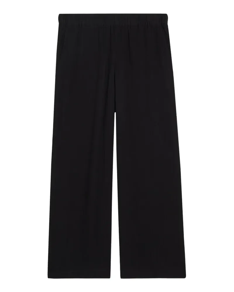 Eileen Fisher Weite Hose mit Stretchbund - Schwarz Schwarz