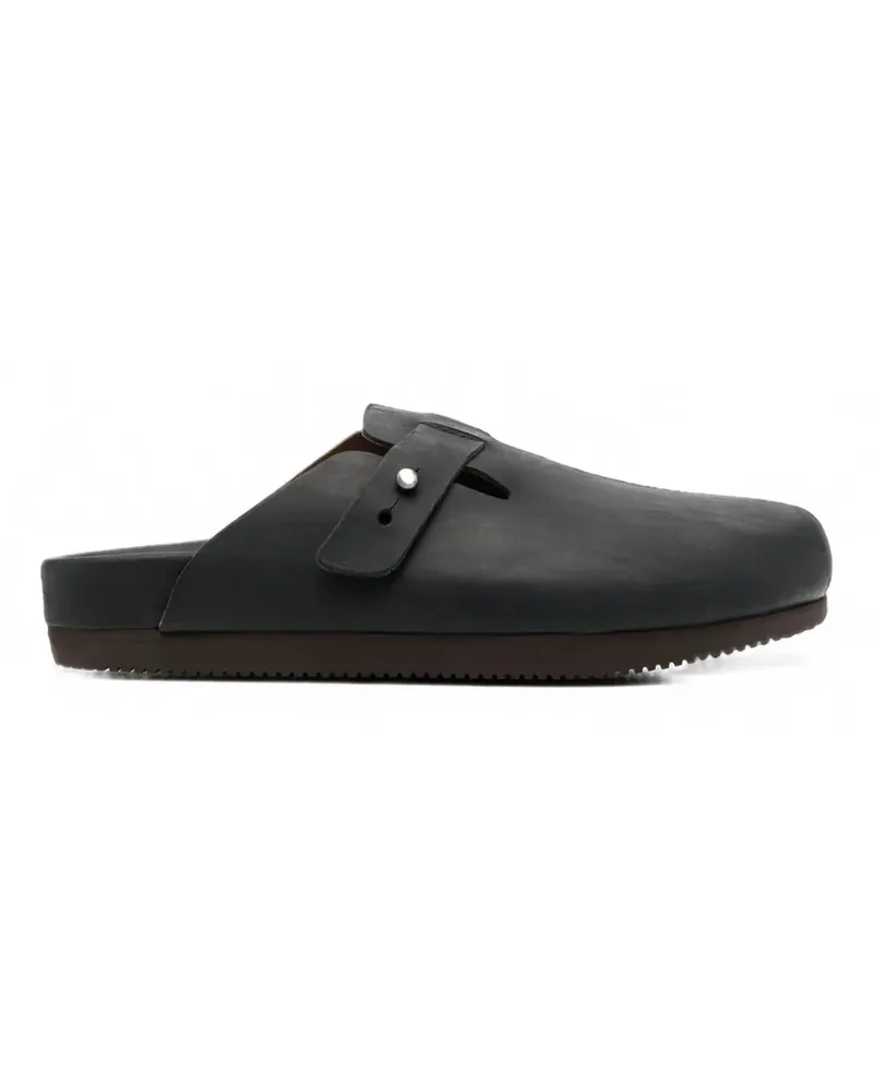 Buttero Mules mit Schnallen - Schwarz Schwarz