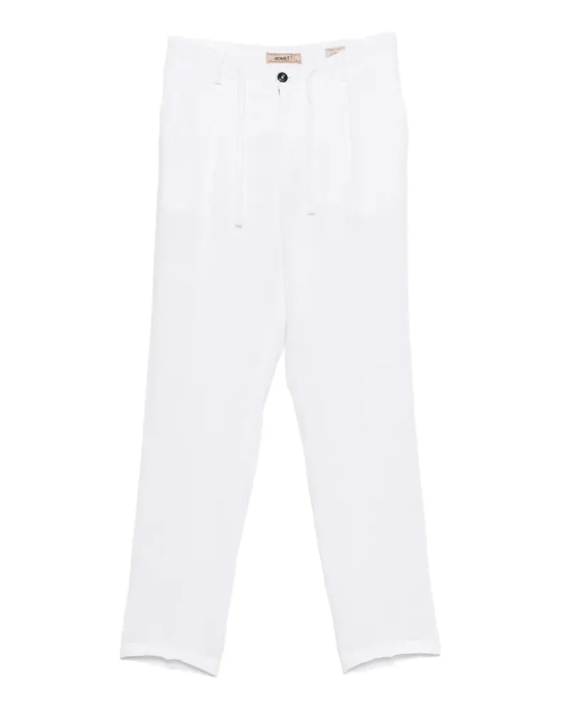 40Weft Hose mit Kordelzug - Weiß Weiß