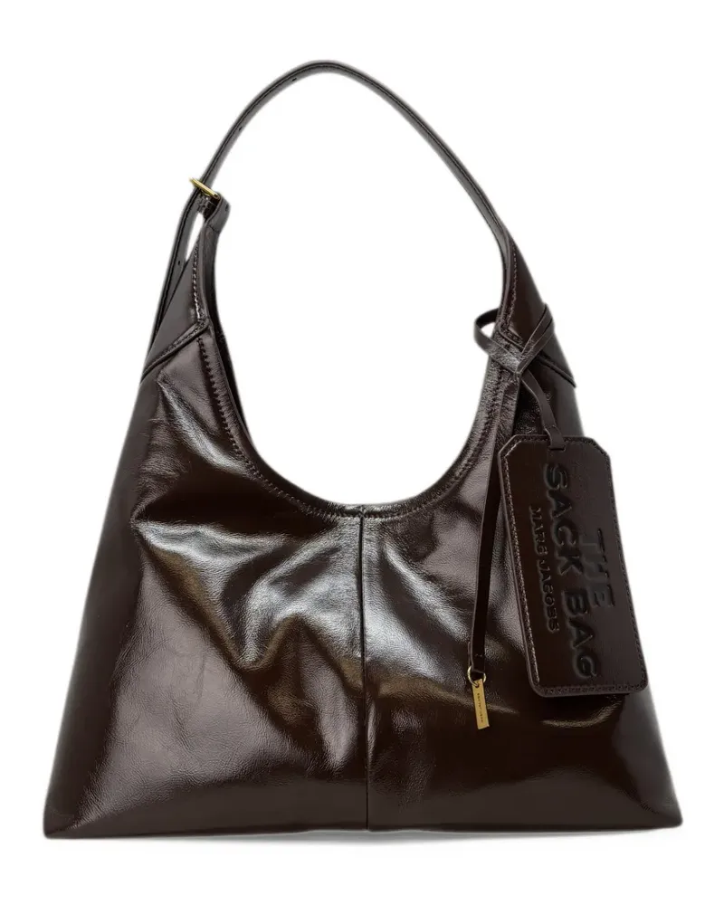 Marc Jacobs Sack-Tasche aus Leder in Knitteroptik - Braun Braun