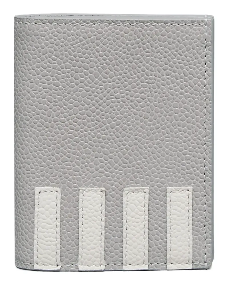 Thom Browne 4-Bar Kartenetui - Grau Grau