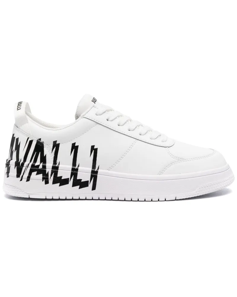 Just Cavalli Sneakers mit Logo-Print Weiß